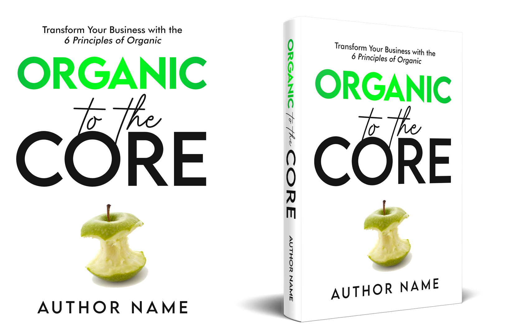 Book Cover Design by aj for Speaking Organic | Design #27766719