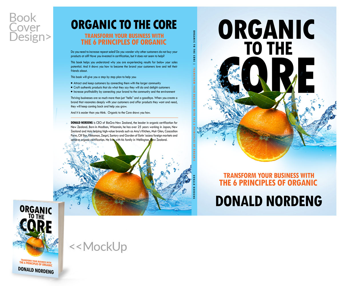 Book Cover Design by kucingbalap for Speaking Organic | Design #27770508