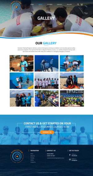 Web Design by Blue Sparrow for Evolution Training Programs | Design: #28215199