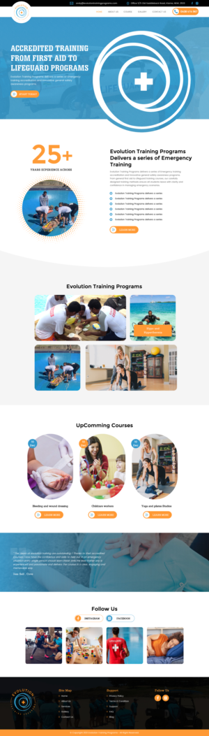 Web Design by rightway for Evolution Training Programs | Design: #27786923