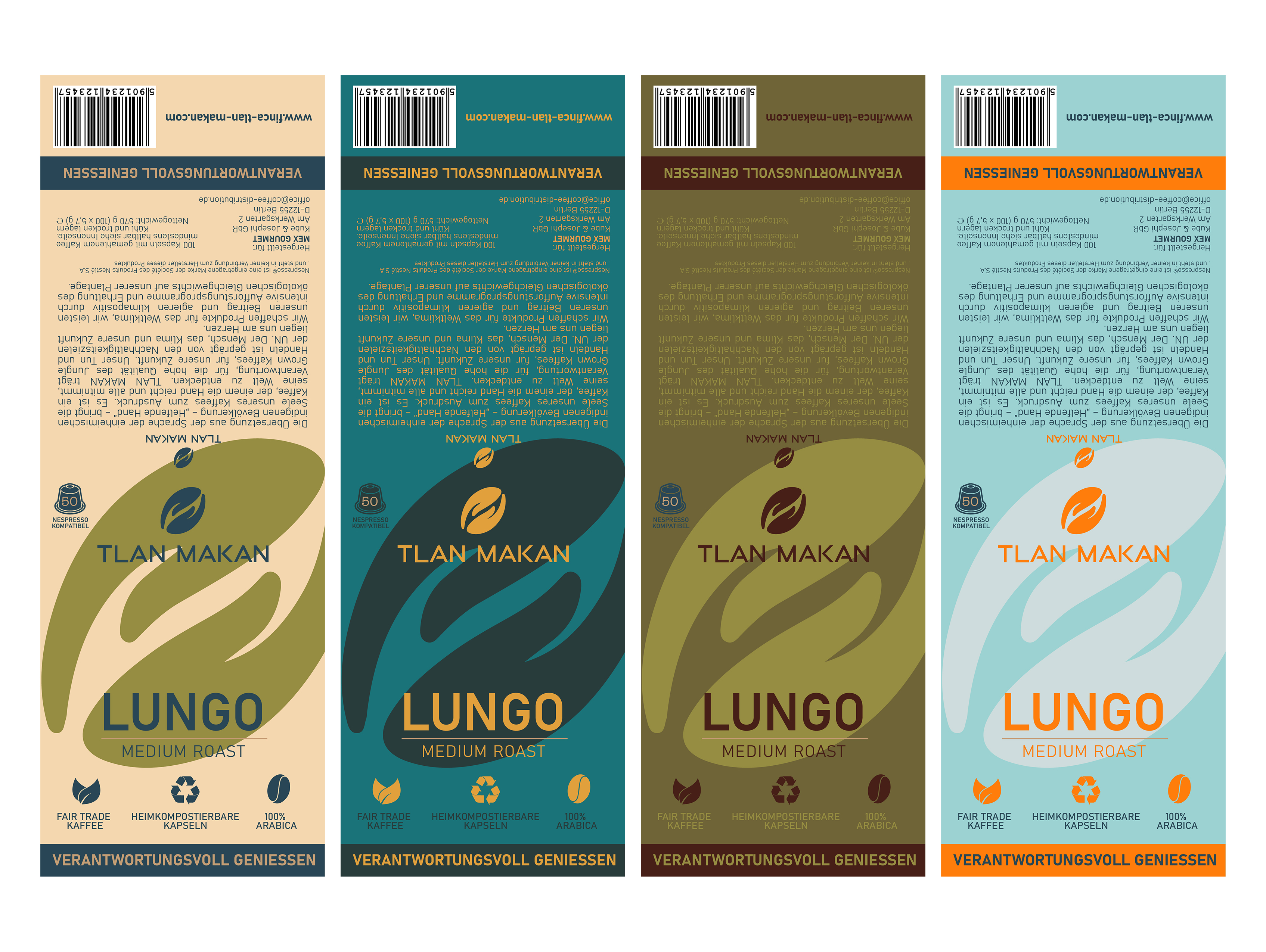 Diseño de Empaque por davidsantacruz7 para Private Label Coffee GmbH | Diseño #27878511