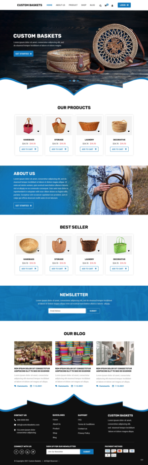 Web Design by pb for this project | Design: #27776539