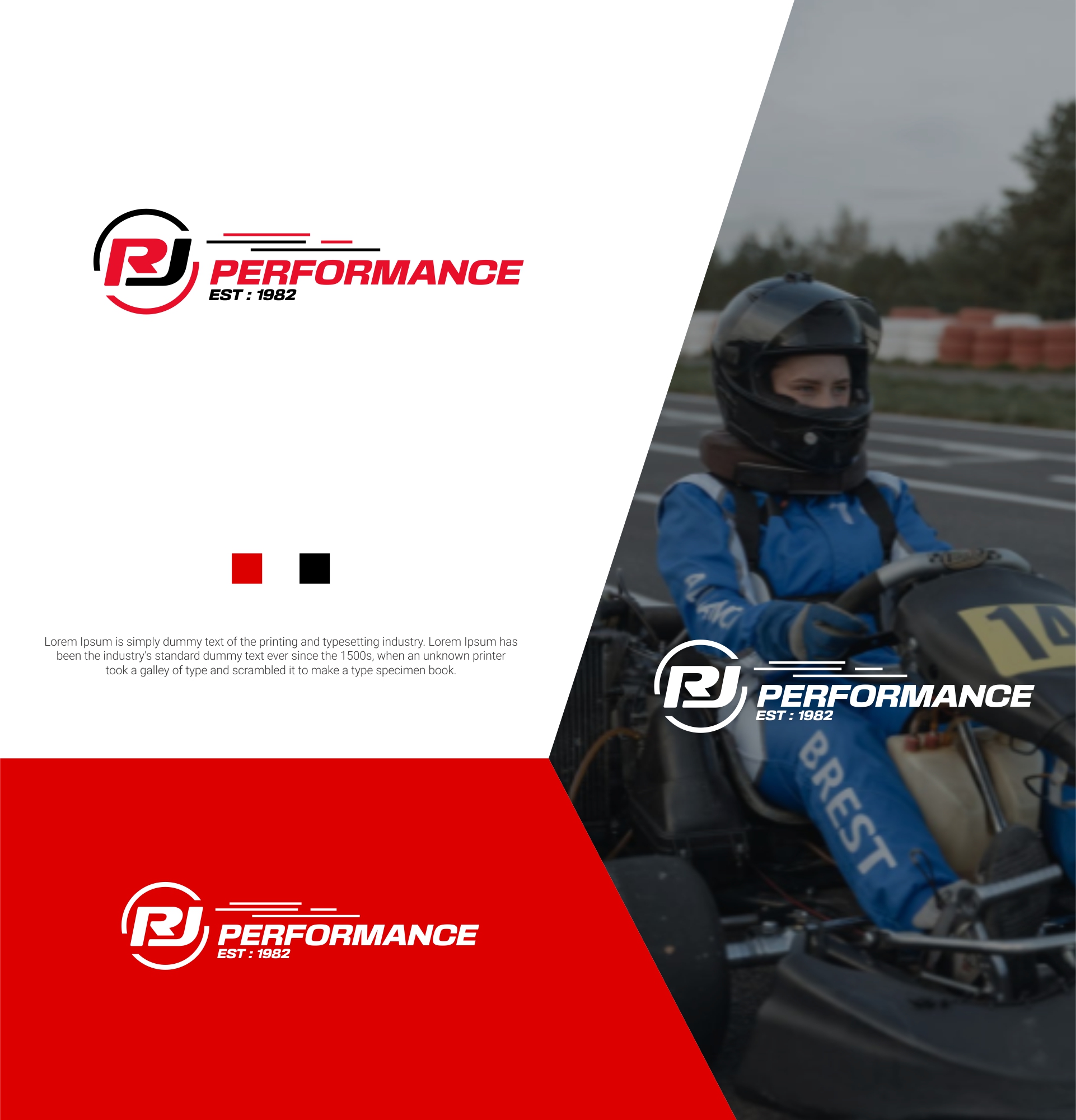 Elegant, Playful, Powersports dealership Logo Design for RJ Performance