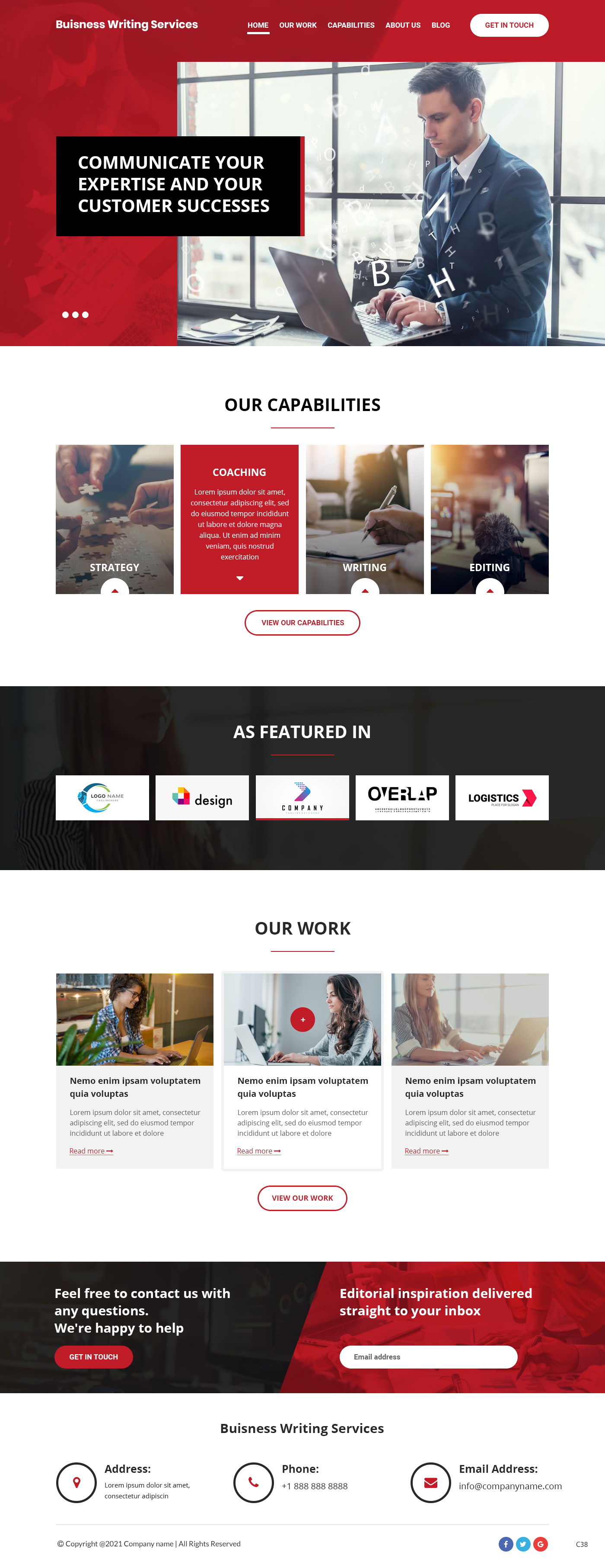 Web Design by pb for Brickyard Collective, LLC | Design #27776500