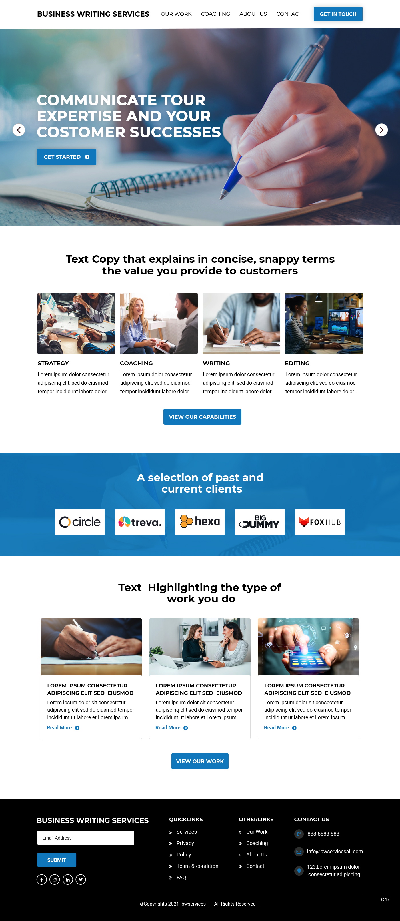 Web Design by pb for Brickyard Collective, LLC | Design #27776530