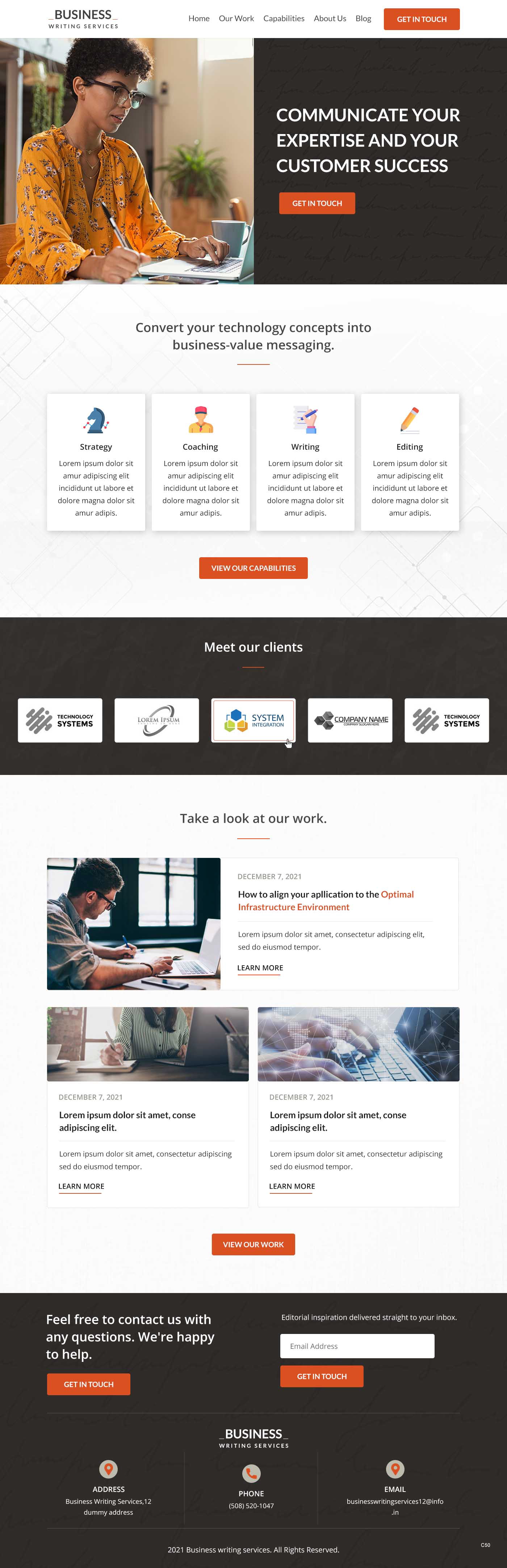 Web Design by pb for Brickyard Collective, LLC | Design #27776531