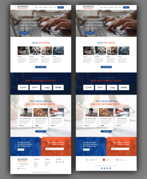 Web Design by pb for Brickyard Collective, LLC | Design #27821815