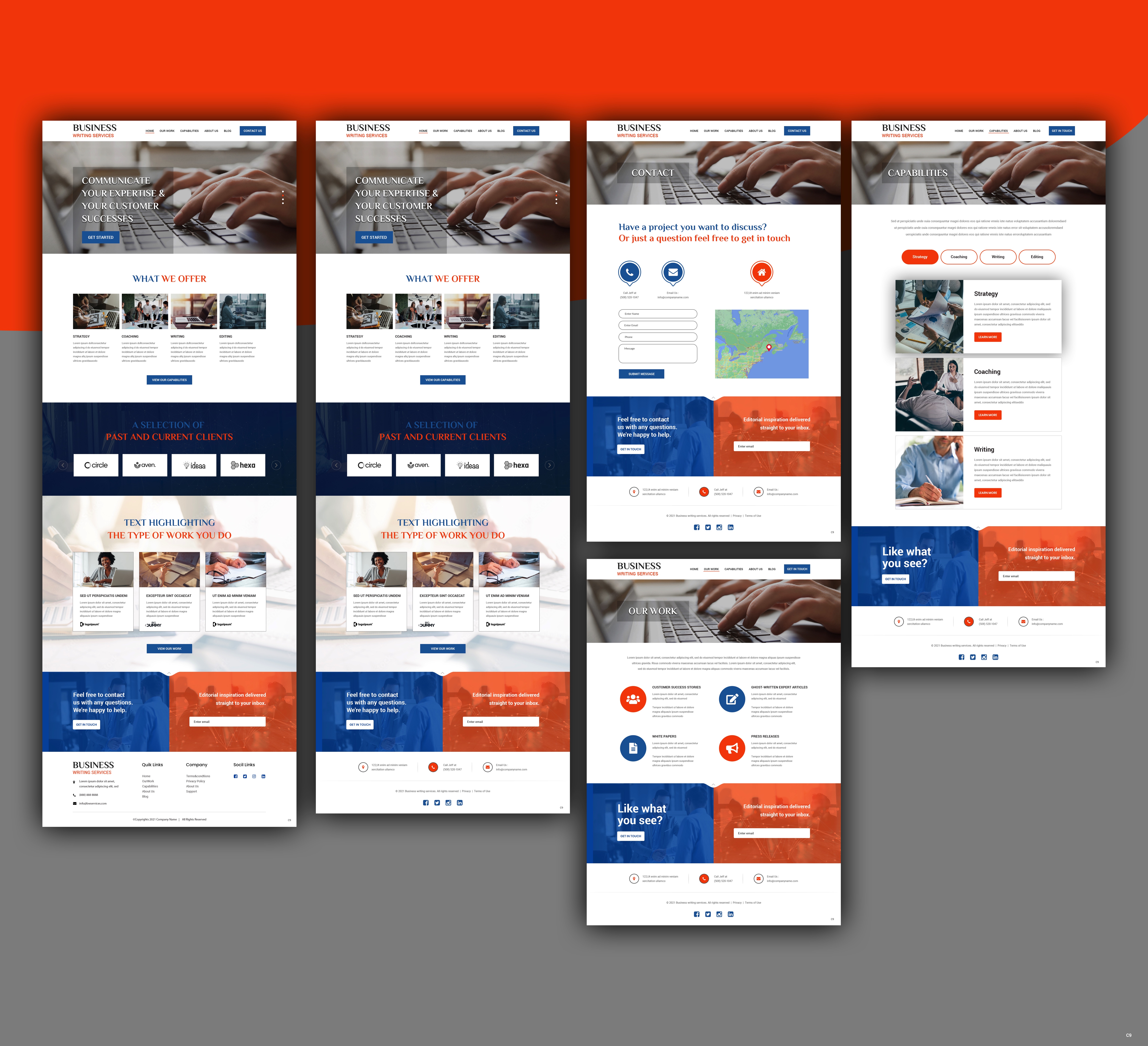 Web Design by pb for Brickyard Collective, LLC | Design #27838812