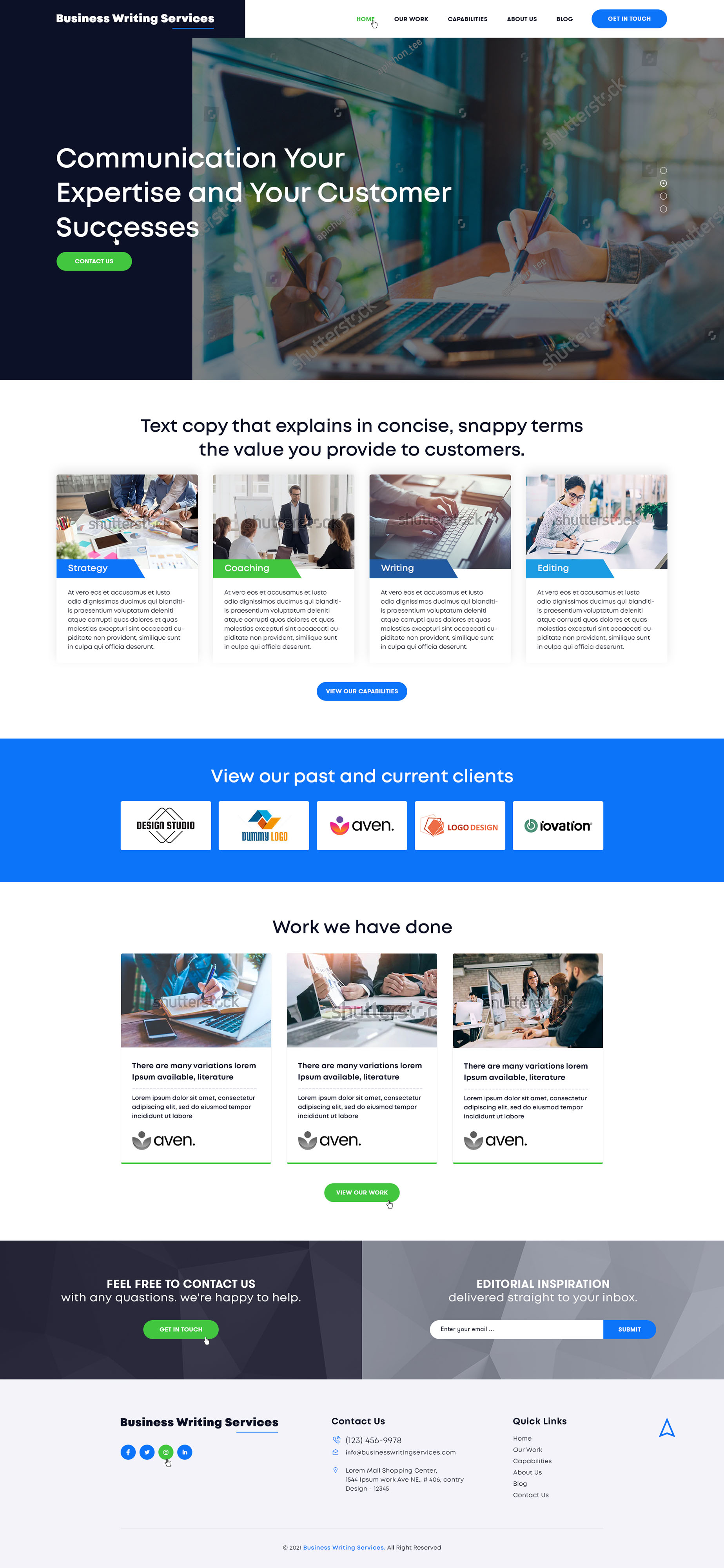 Diseño Web por Ved Web Services para Brickyard Collective, LLC | Diseño #27777644