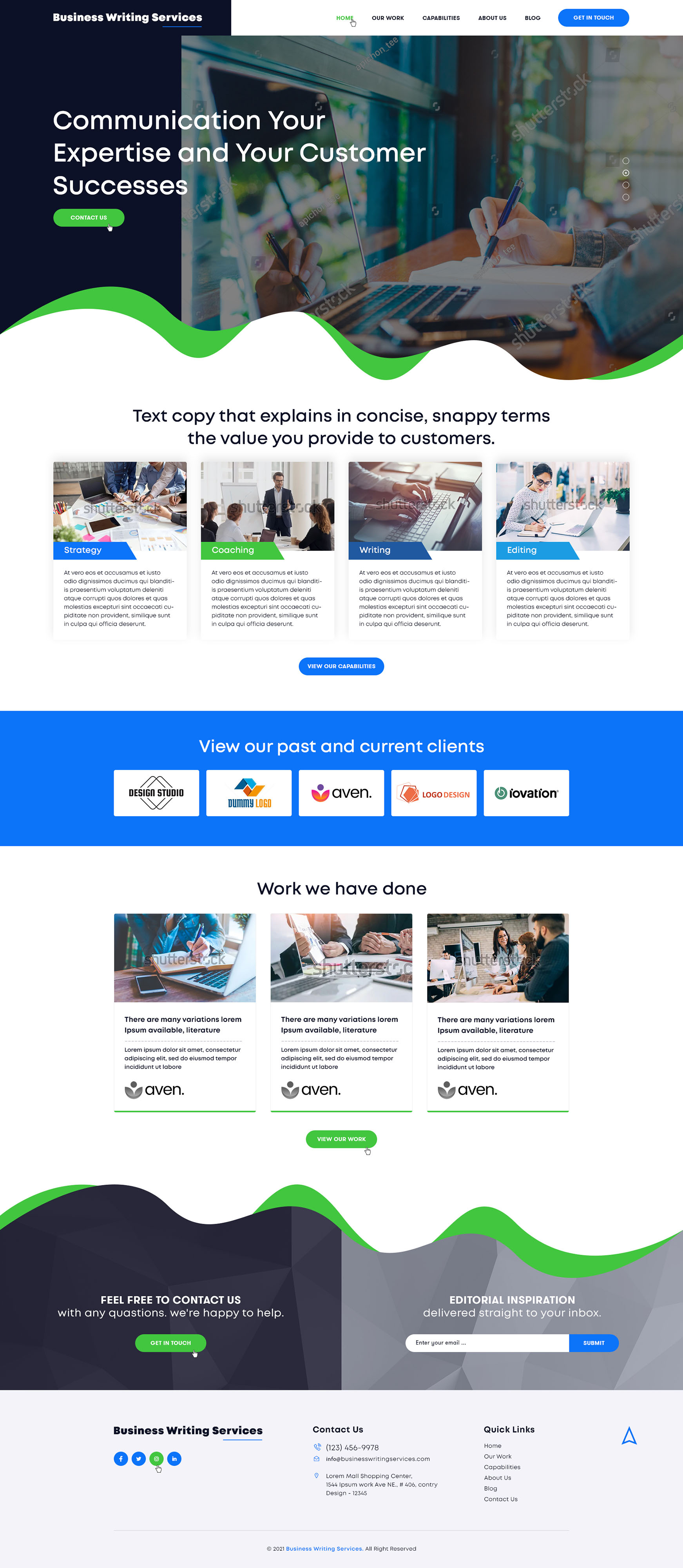 Diseño Web por Ved Web Services para Brickyard Collective, LLC | Diseño #27777645