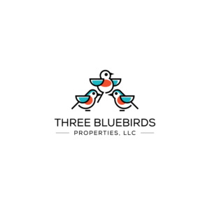 Three Bluebirds Properties, LLC | Logo Design by -:SD:-