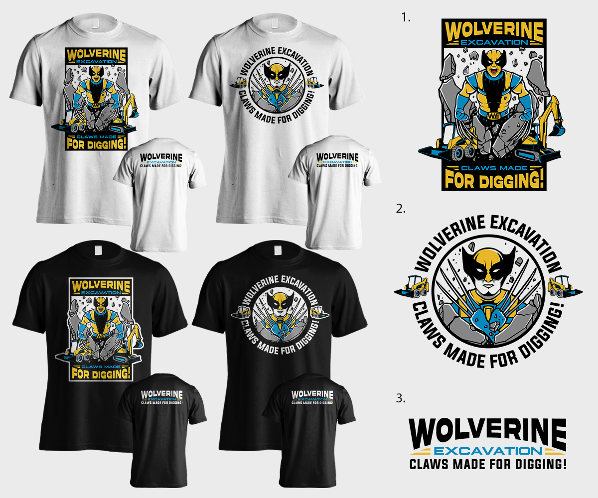 Diseño de Logo por Andi Yan para Wolverine Excavation  | Diseño #27833899