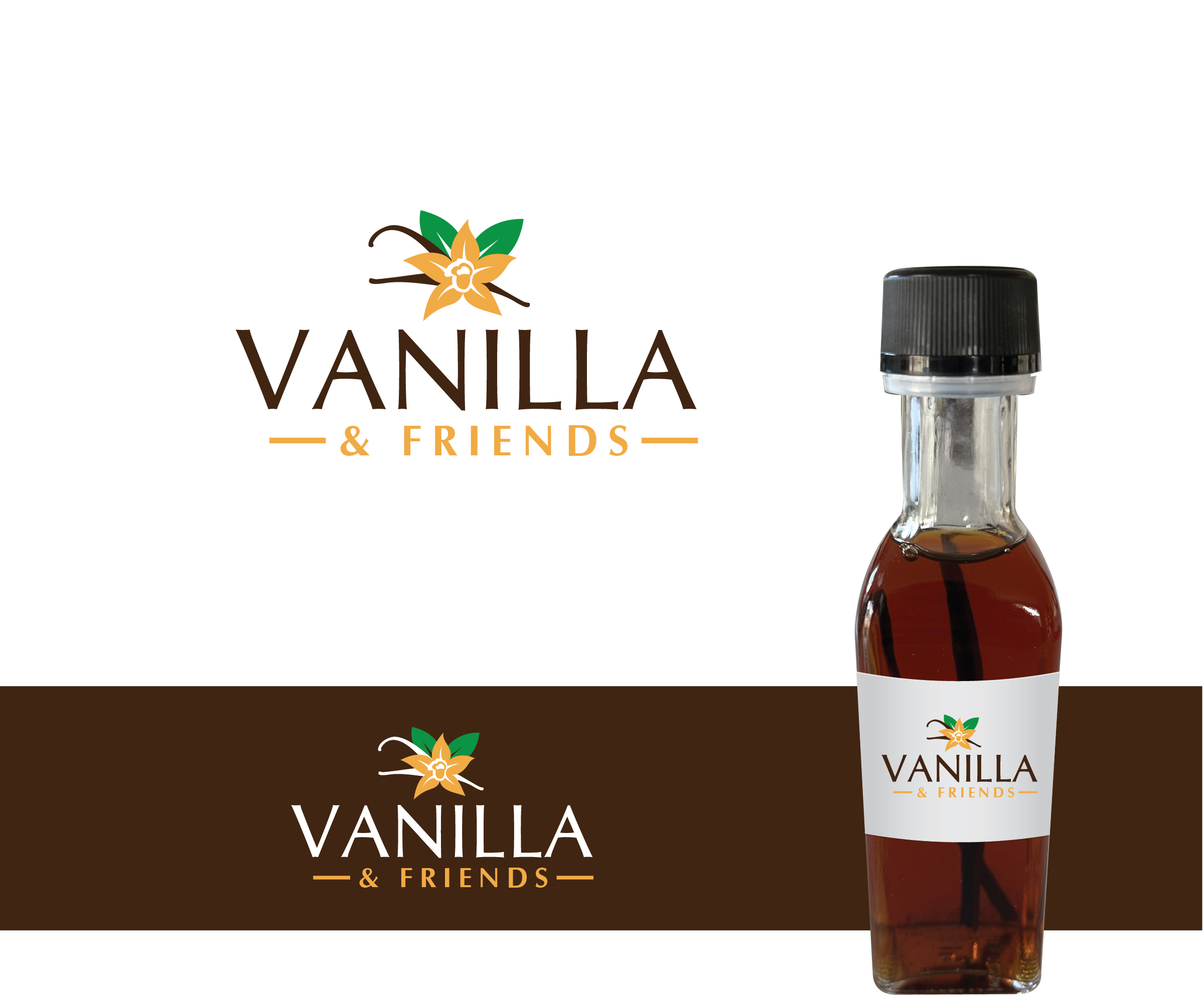 Diseño de Logo por ecorokerz para Vanilla & Friends | Diseño #27784441
