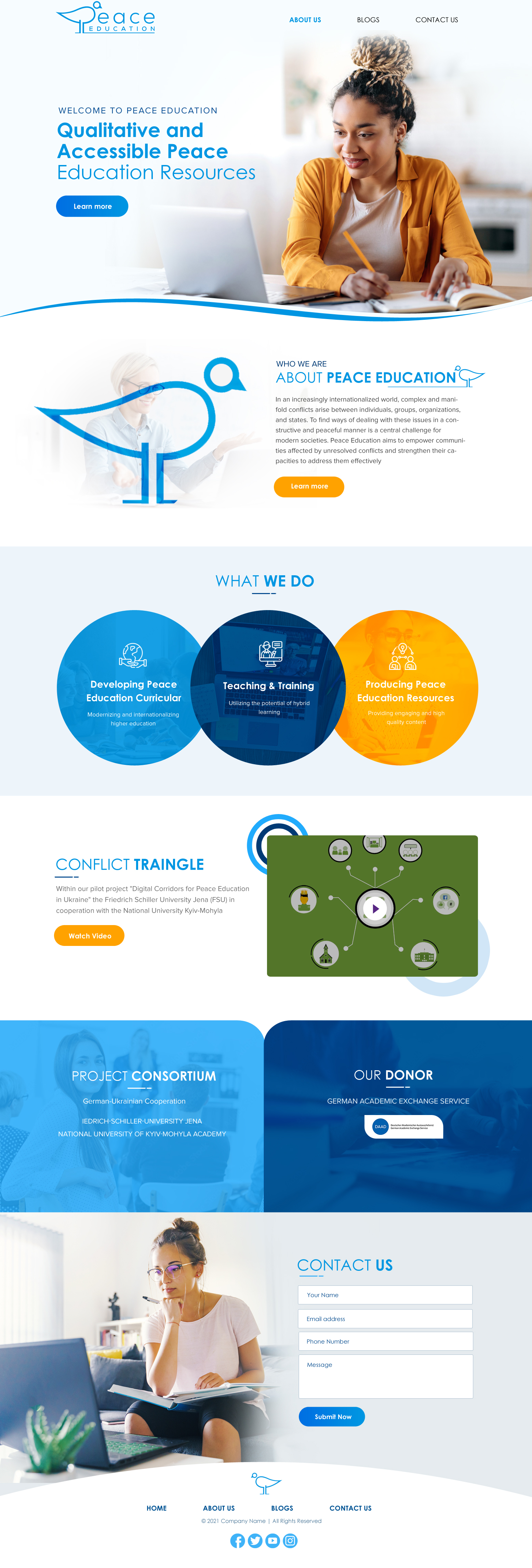 Web Design by Blue Sparrow for Friedrich-Schiller-Universität  | Design #27782538