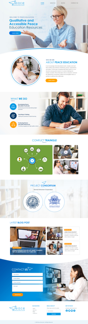 Diseño Web por Blue Sparrow para Friedrich-Schiller-Universität  | Diseño: #27782653