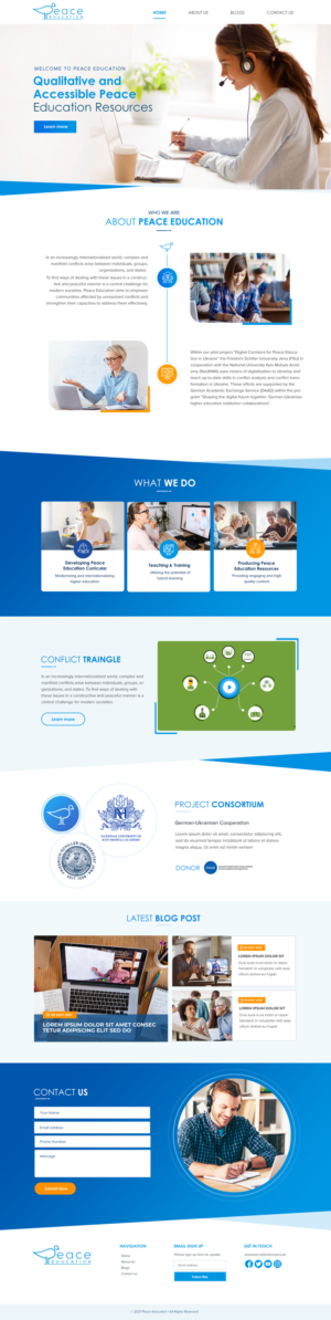 Diseño Web por Blue Sparrow para Friedrich-Schiller-Universität  | Diseño: #27782864