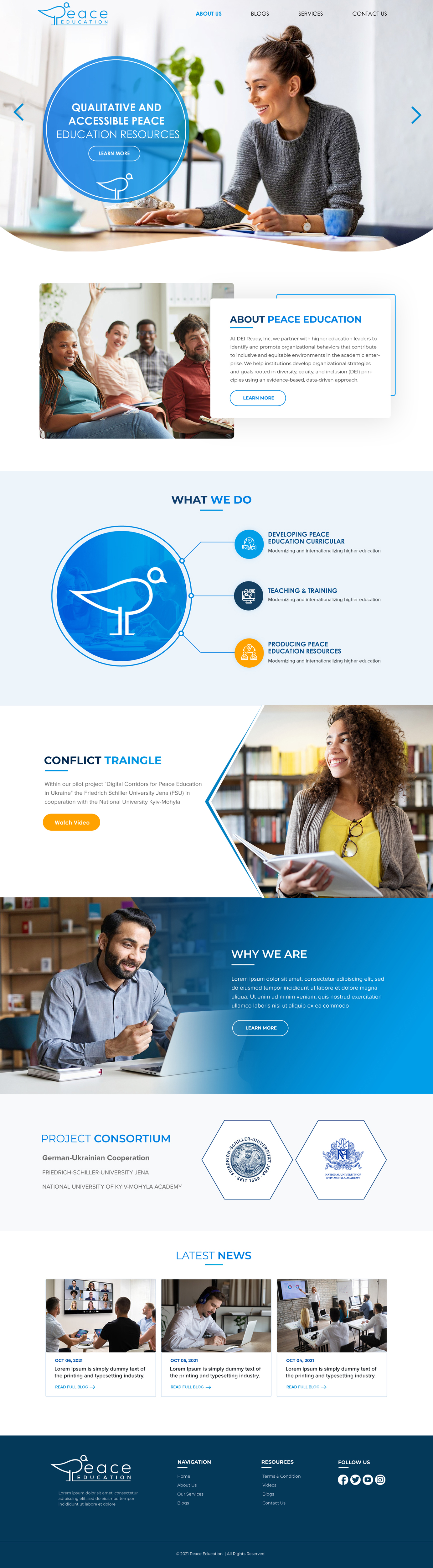 Diseño Web por Blue Sparrow para Friedrich-Schiller-Universität  | Diseño #27783758