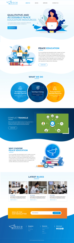 Web Design by Blue Sparrow