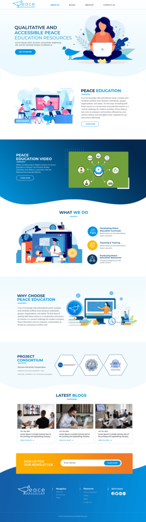 Design my New and Engaging Wix Website  | Web Design by Blue Sparrow