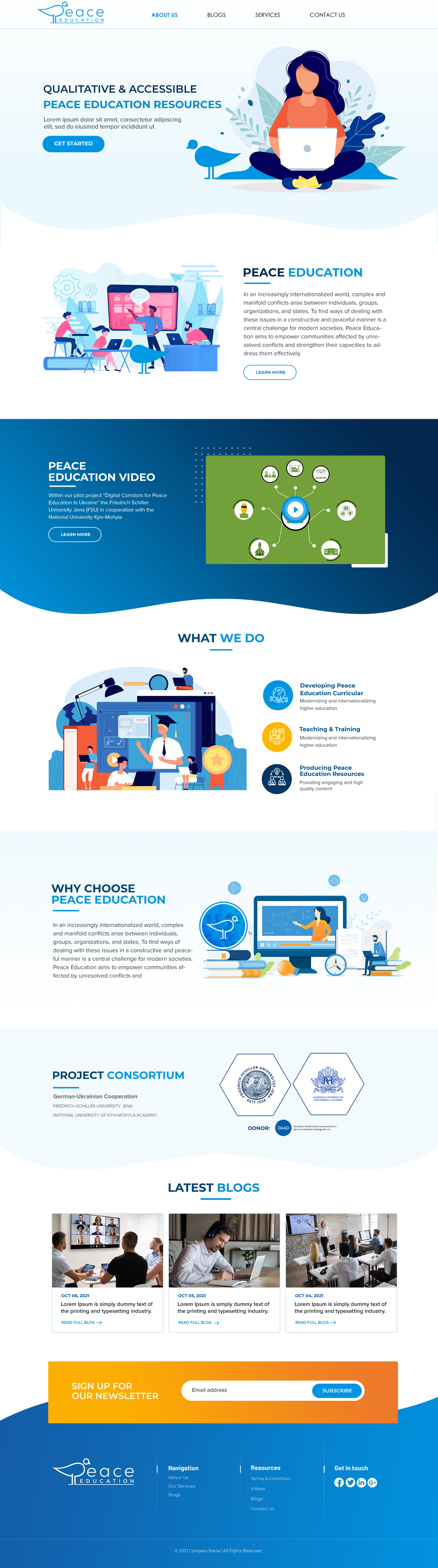 Web-Design von Blue Sparrow für Friedrich-Schiller-Universität  | Design #27833193