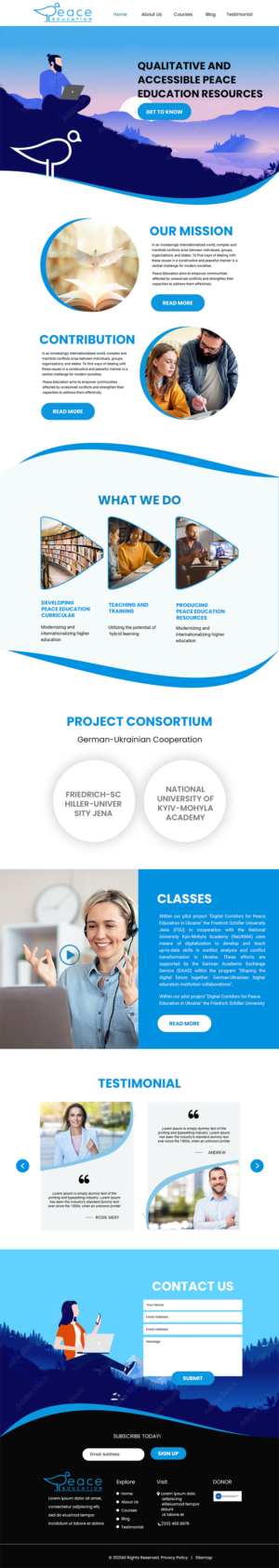 Diseño Web por MAHABA para Friedrich-Schiller-Universität  | Diseño: #27786461
