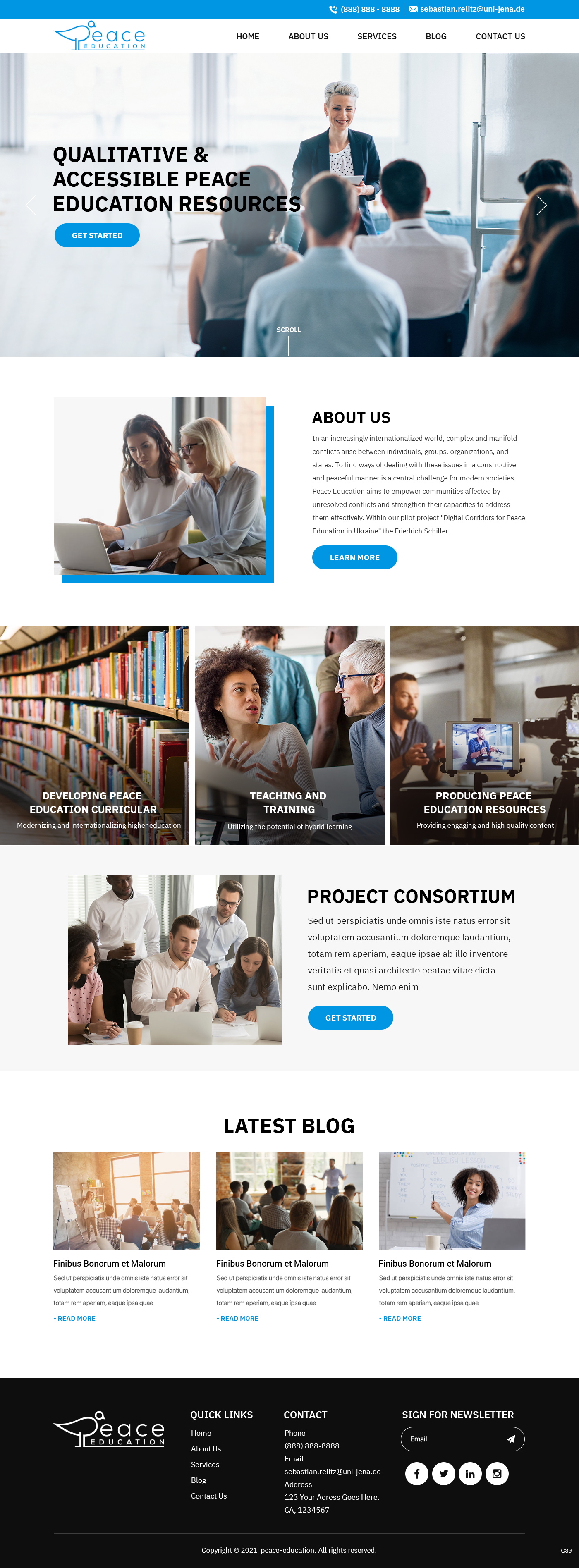 Web Design by pb for Friedrich-Schiller-Universität  | Design #27782158