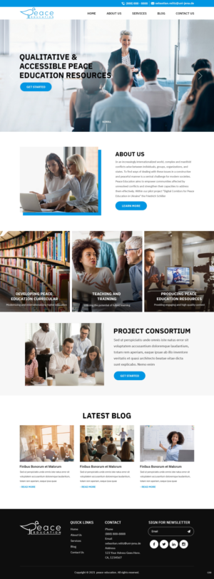 Diseño Web por pb para Friedrich-Schiller-Universität  | Diseño: #27782158