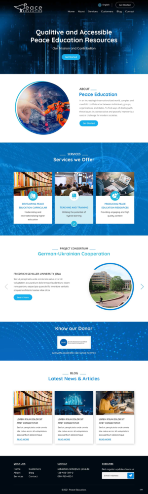 Diseño Web por pb para Friedrich-Schiller-Universität  | Diseño: #27782165