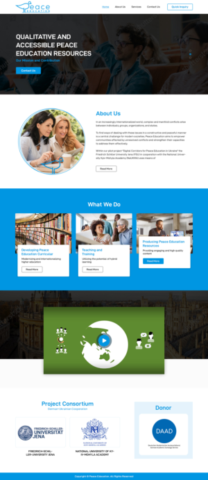 Web Design par Ved Web Services pour Friedrich-Schiller-Universität  | Design #27786530