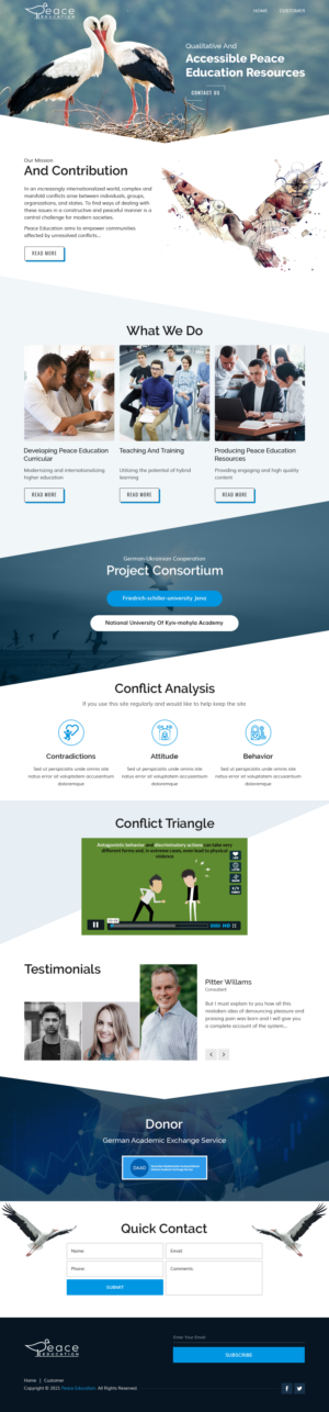 Web Design par sai.designer87 pour Friedrich-Schiller-Universität  | Design #27779542