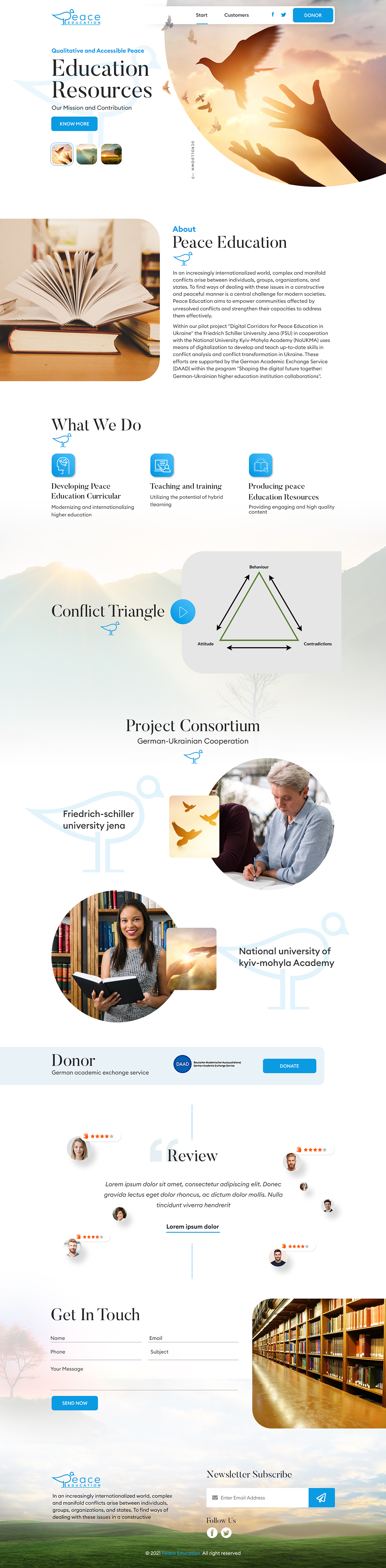 Web Design by sai.designer87 for Friedrich-Schiller-Universität  | Design #27779557