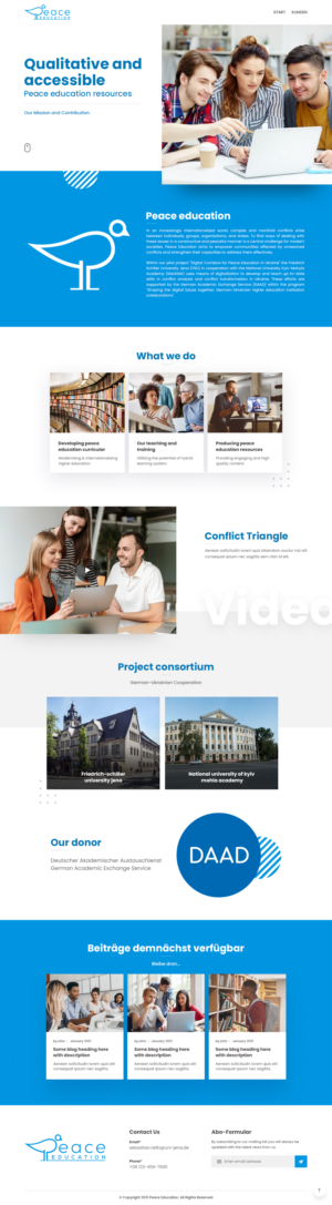 Diseño Web por nzdesigners para Friedrich-Schiller-Universität  | Diseño: #27778902