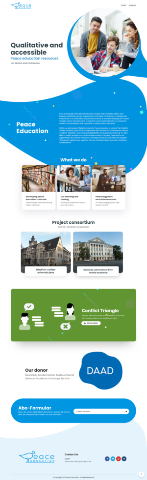 Web Design par nzdesigners pour Friedrich-Schiller-Universität  | Design #27790569