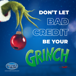 Facebook advertising grinch bad credit | Graphic Design by kigiko