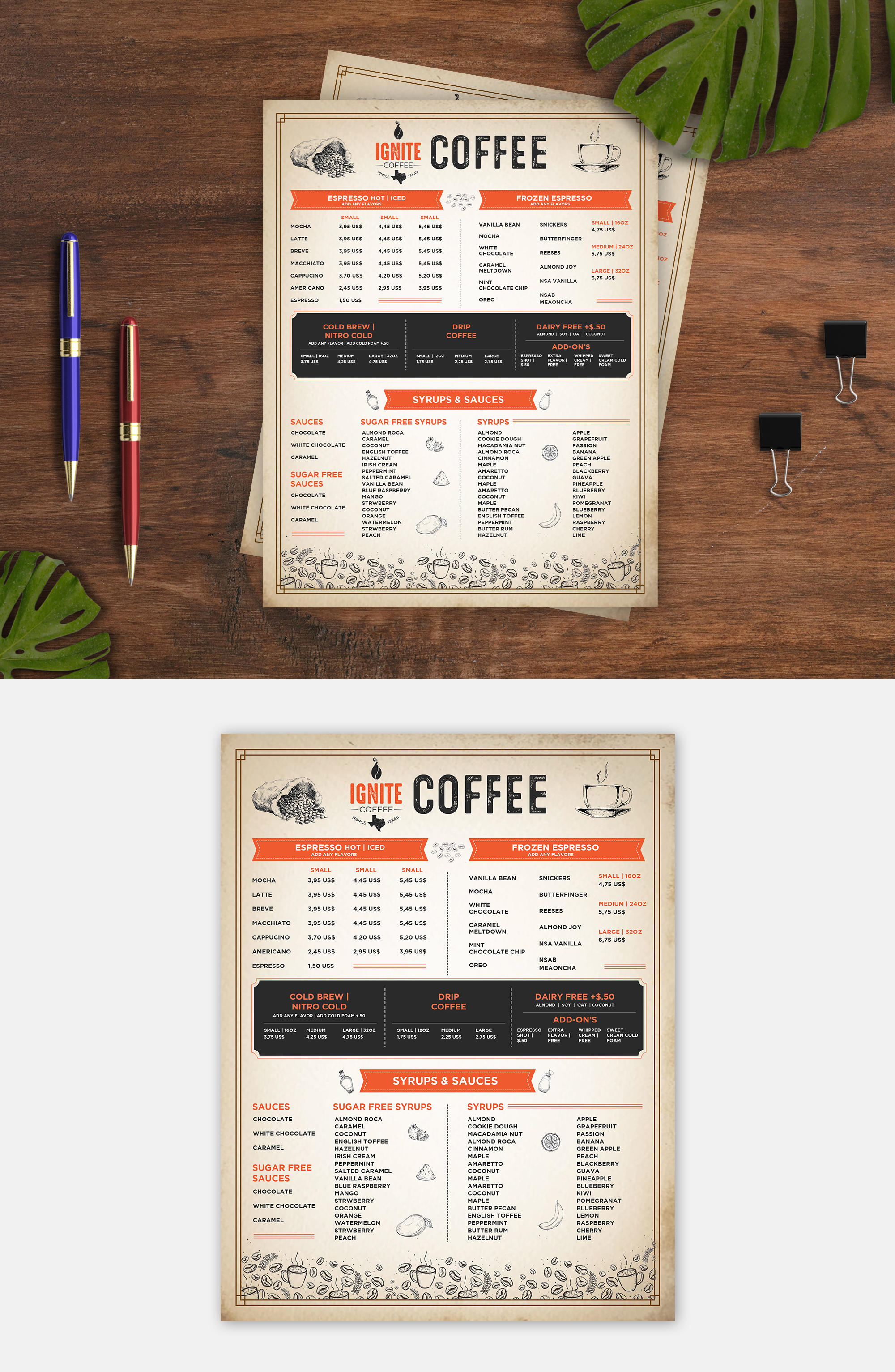 Menu Design by debdesign for this project | Design #27781111