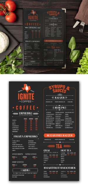 Menu Design by debdesign for this project | Design: #27783373
