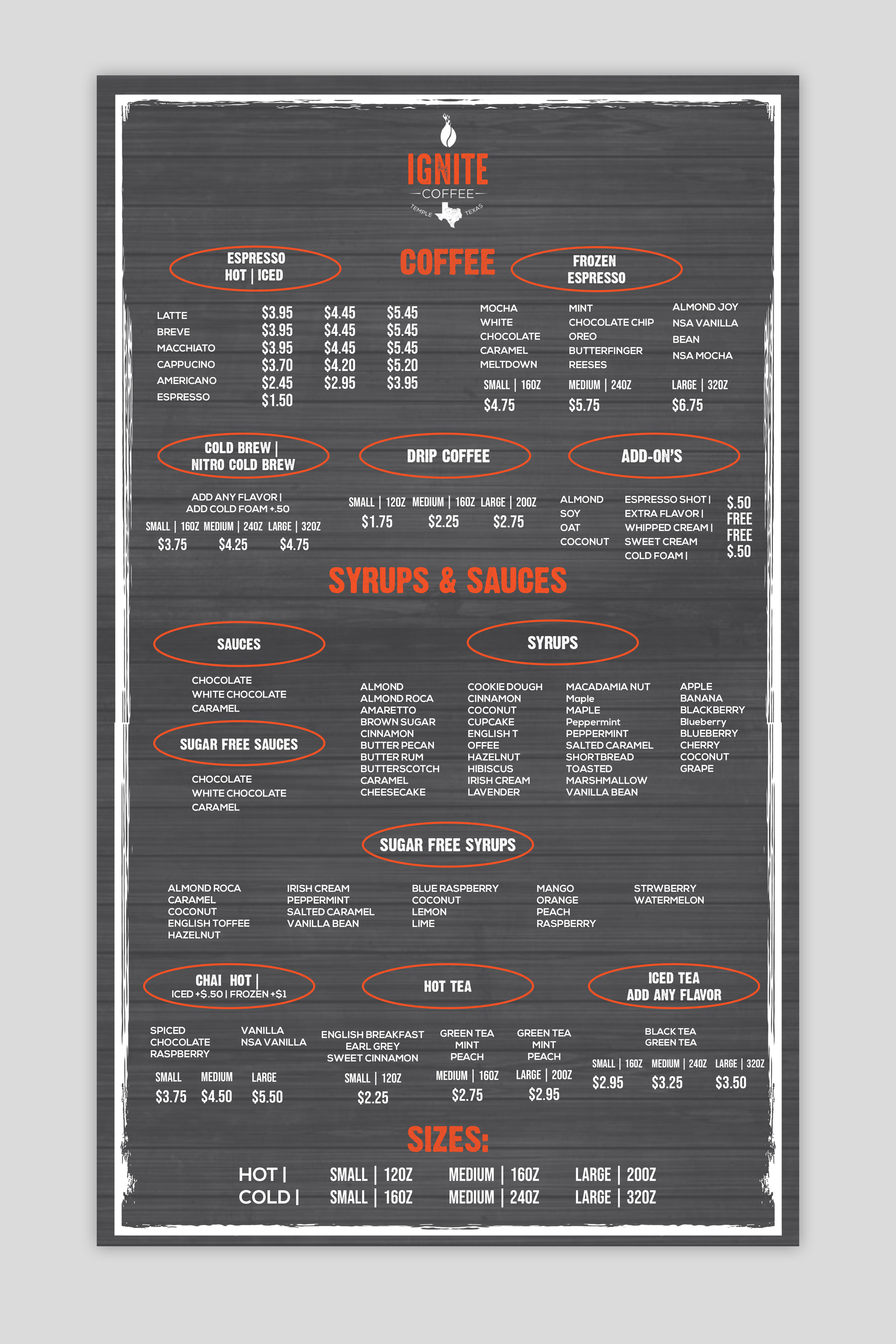 Menu Design by debdesign for this project | Design #27797351