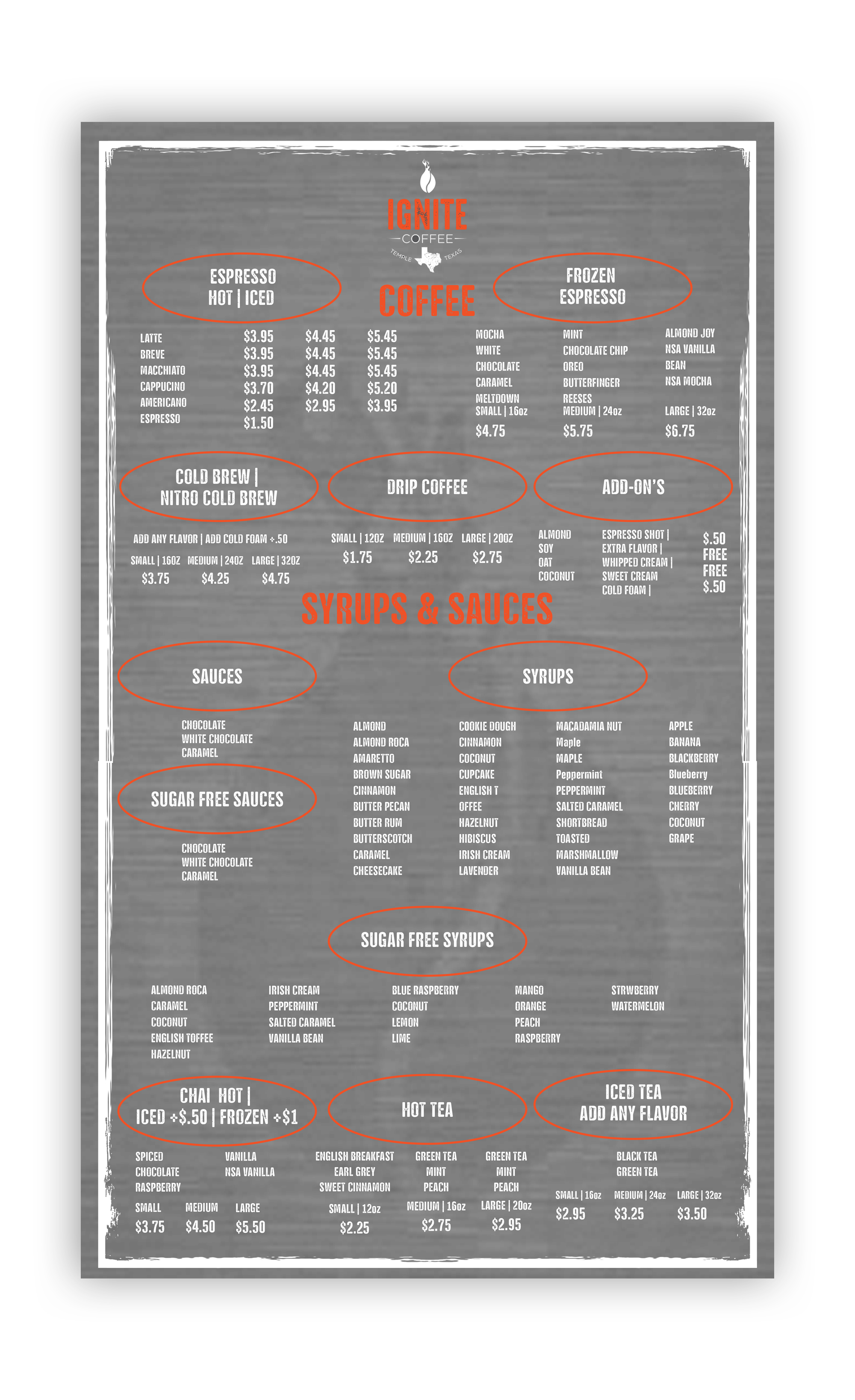 Menu Design by debdesign for this project | Design #27798271