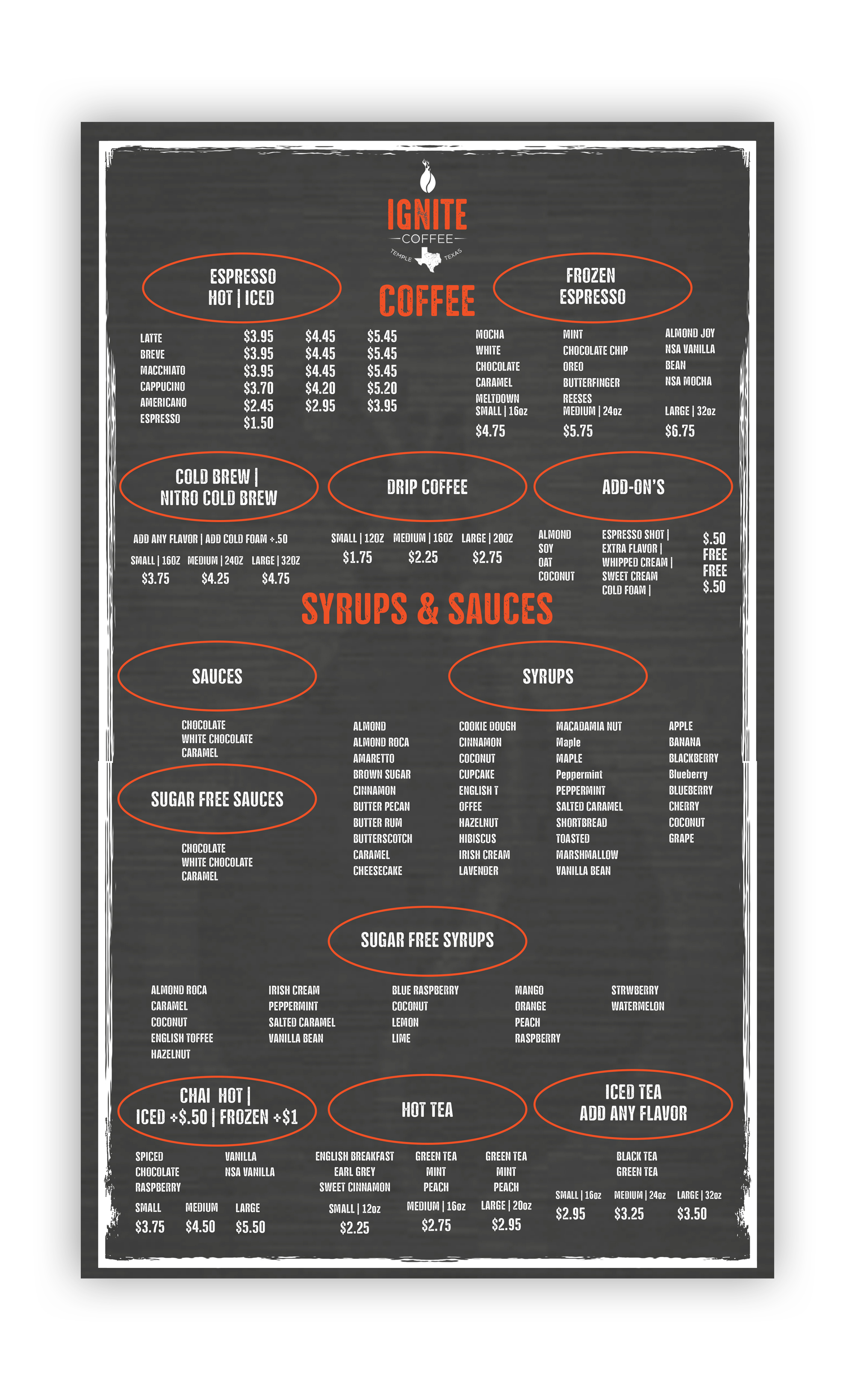 Menu Design by debdesign for this project | Design #27798272