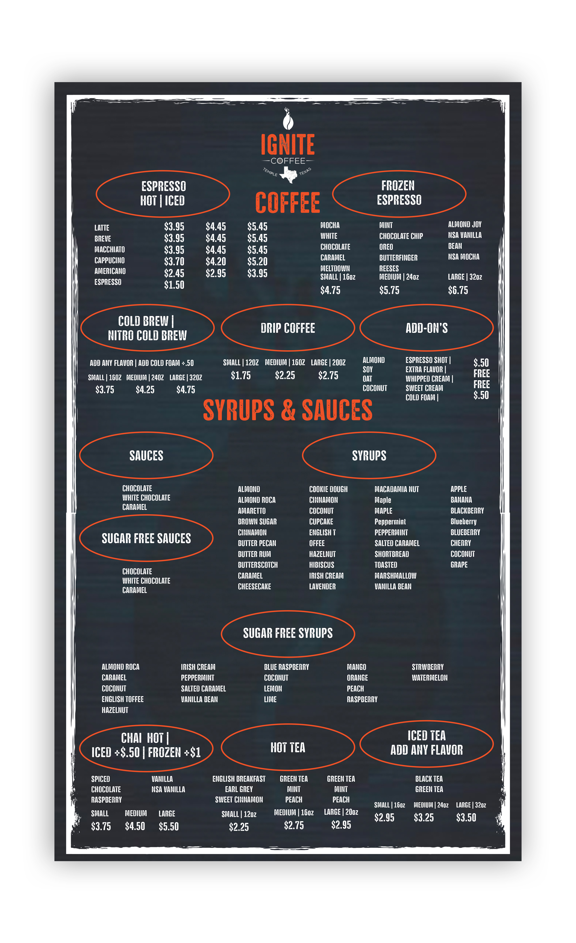 Menu Design by debdesign for this project | Design #27798273