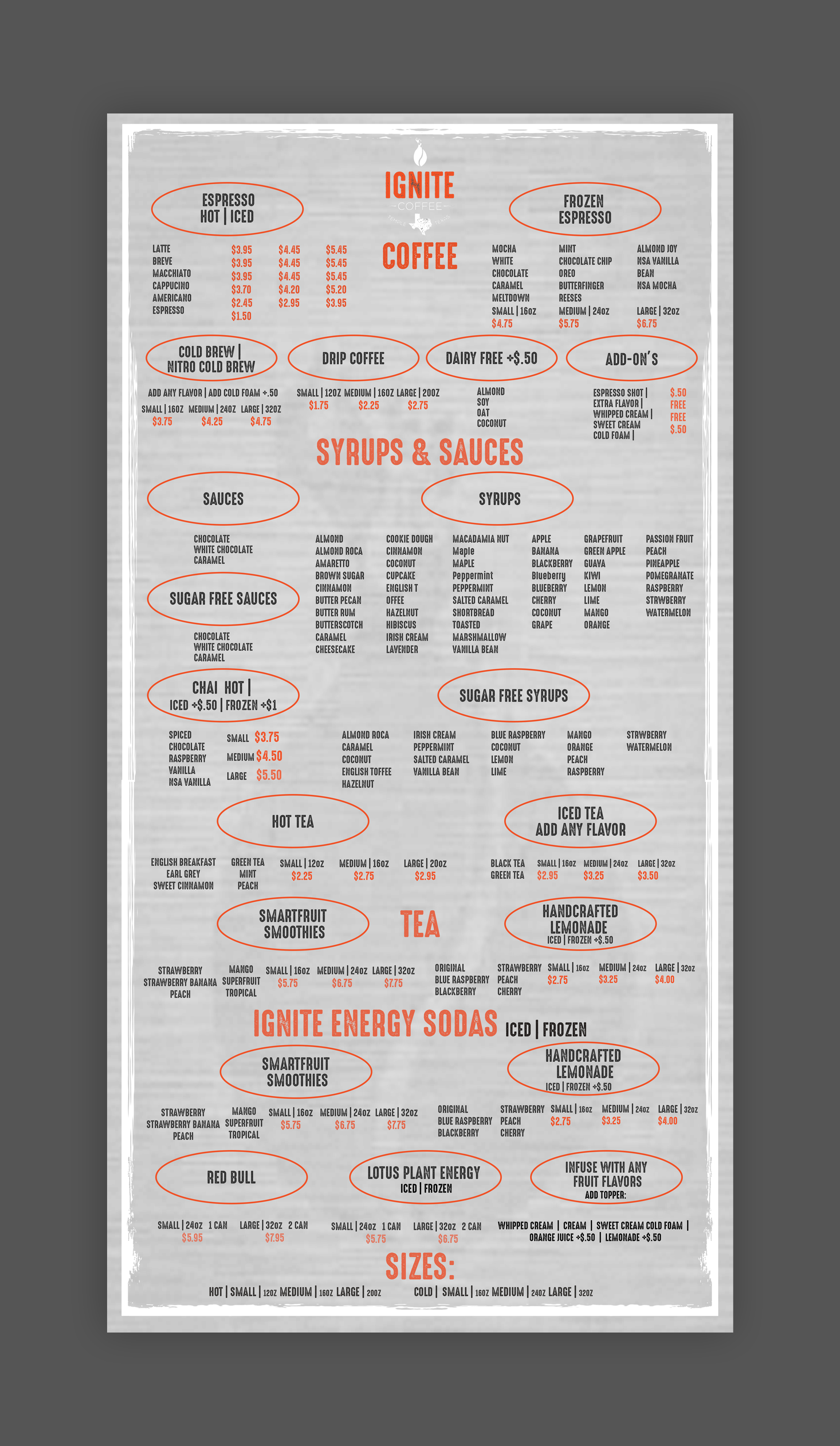 Menu Design by debdesign for this project | Design #27813459