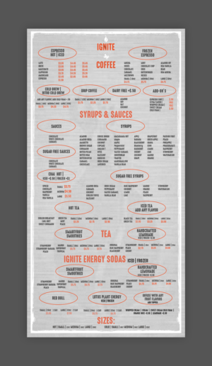 Design de Menu par debdesign pour ce projet | Design : #27813459