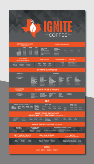Menu Design by Deziners Zone for this project | Design: #27781296