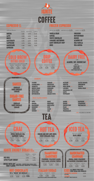 Menu Design by mrmrnjr for this project | Design: #27788321