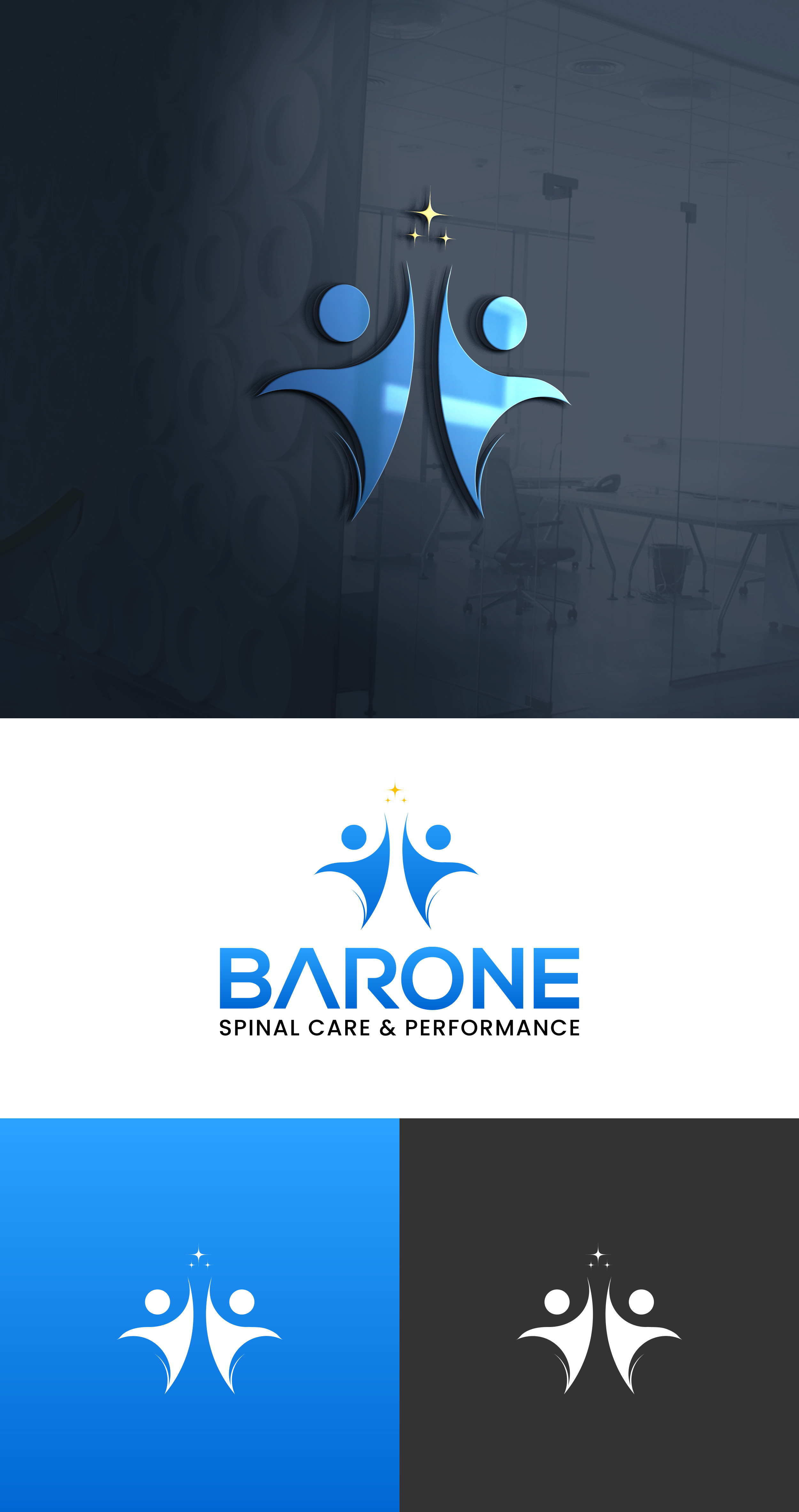 Logo Design by Deep-Sign for Barone Spinal Care & Performance  | Design #27800939