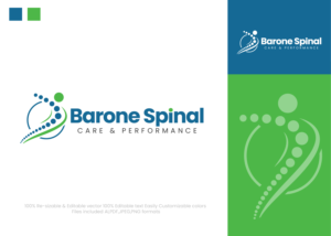Logo Design by Athics for Barone Spinal Care & Performance  | Design #27780995