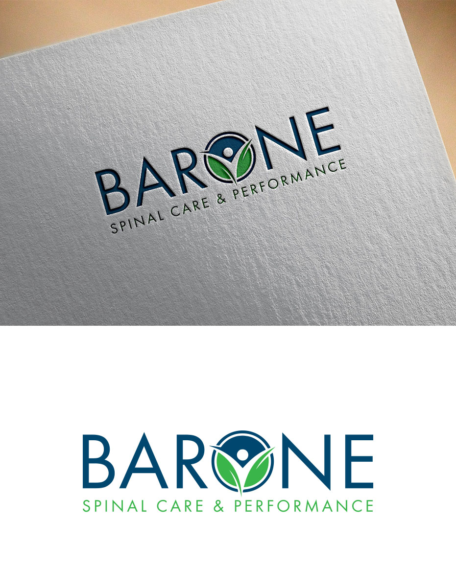 Logo Design by BLUE LINE for Barone Spinal Care & Performance  | Design #27784193
