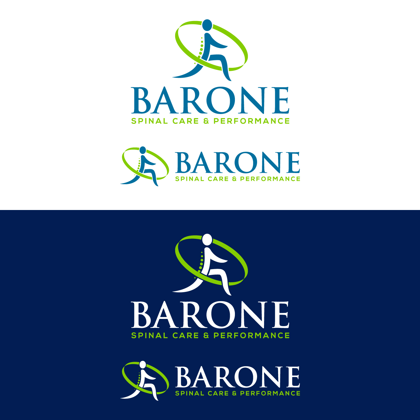 Logo Design by sangeloenriquez for Barone Spinal Care & Performance  | Design #27781270