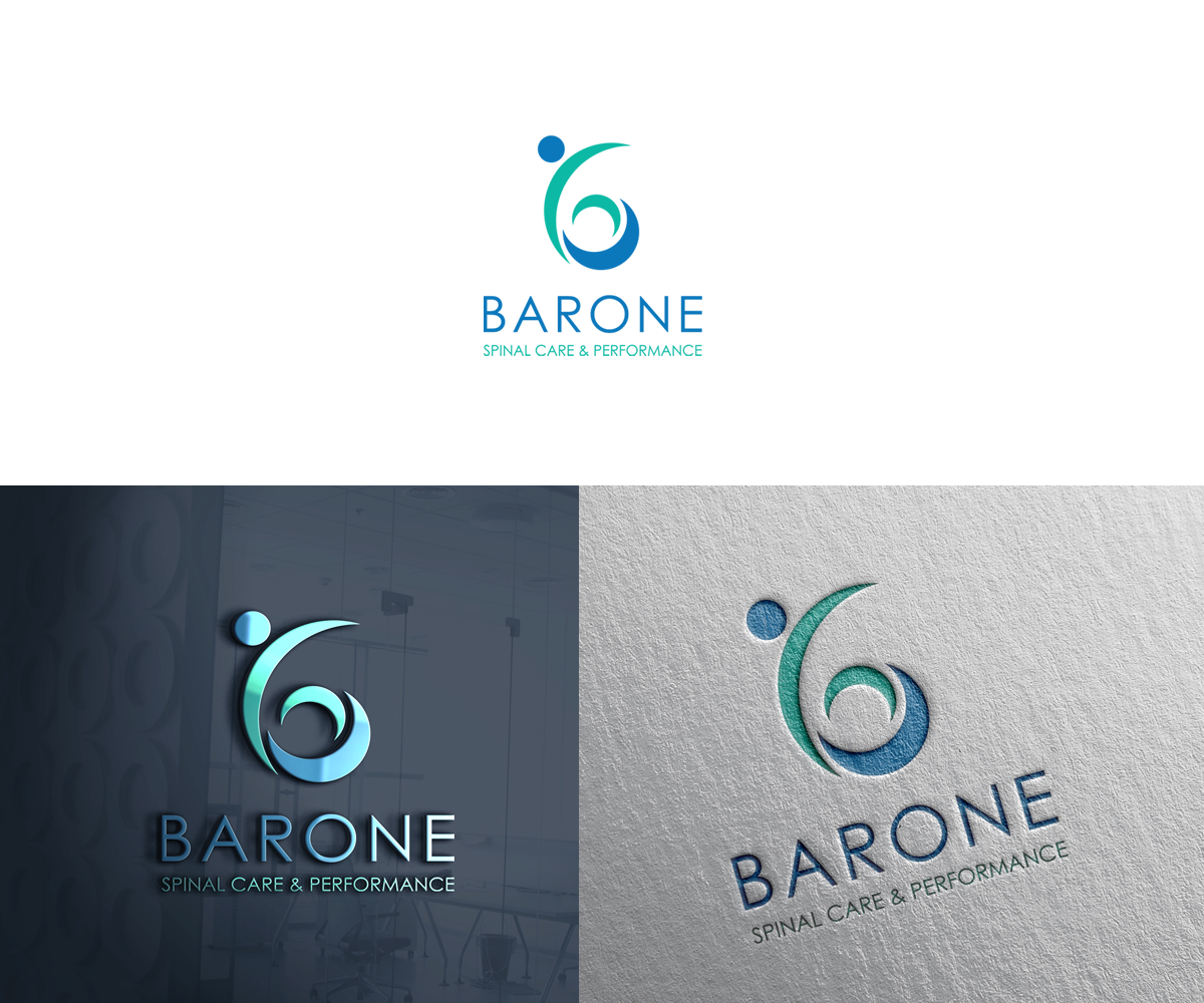 Logo Design by bijuak for Barone Spinal Care & Performance  | Design #27778211