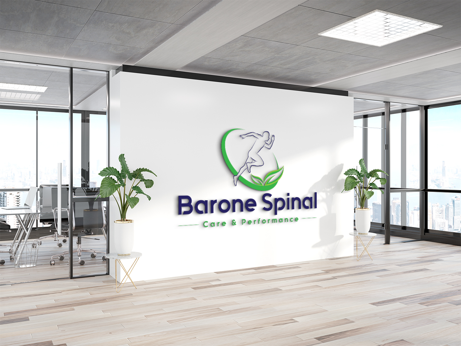 Logo Design by Deziners Zone for Barone Spinal Care & Performance  | Design #27781190